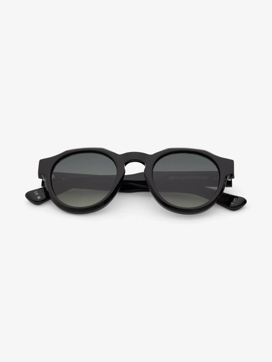 Sunglasses - Kael - Black Deep Green Gradient