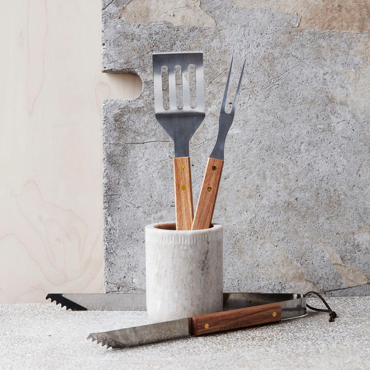 BBQ Tools - Acacia Wood - Image 4