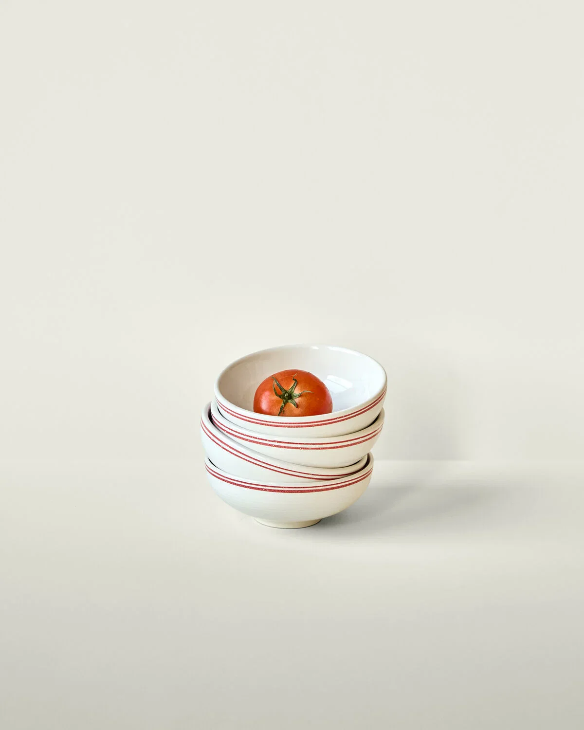 Bowl - Bistro - Red/White - Set of 2 - Image 3