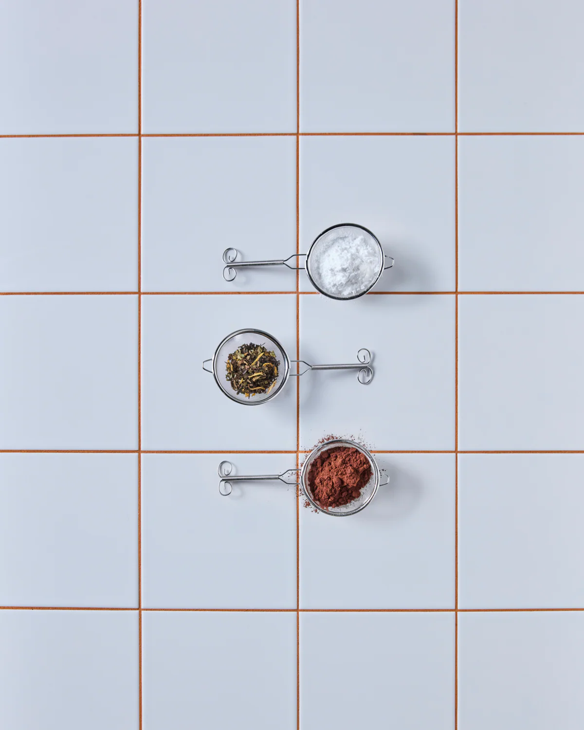 Tea Strainer - Silver Finish - Image 4