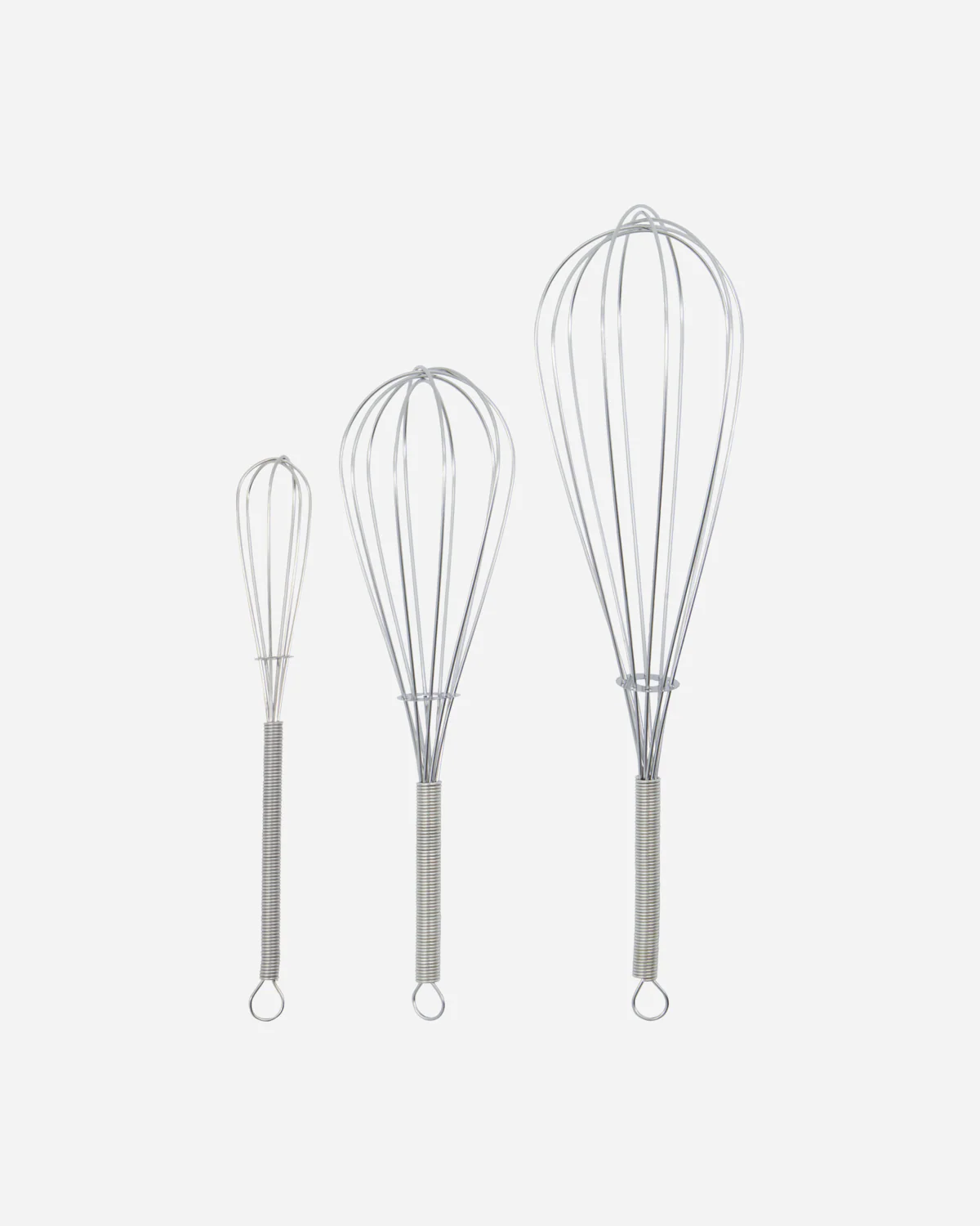Whisk - Silver - Set of 3