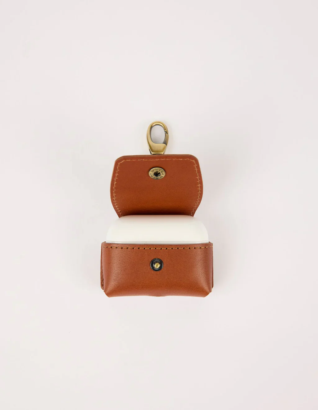 Airpods Case - Eco Classic Leather - Cognac - Image 2