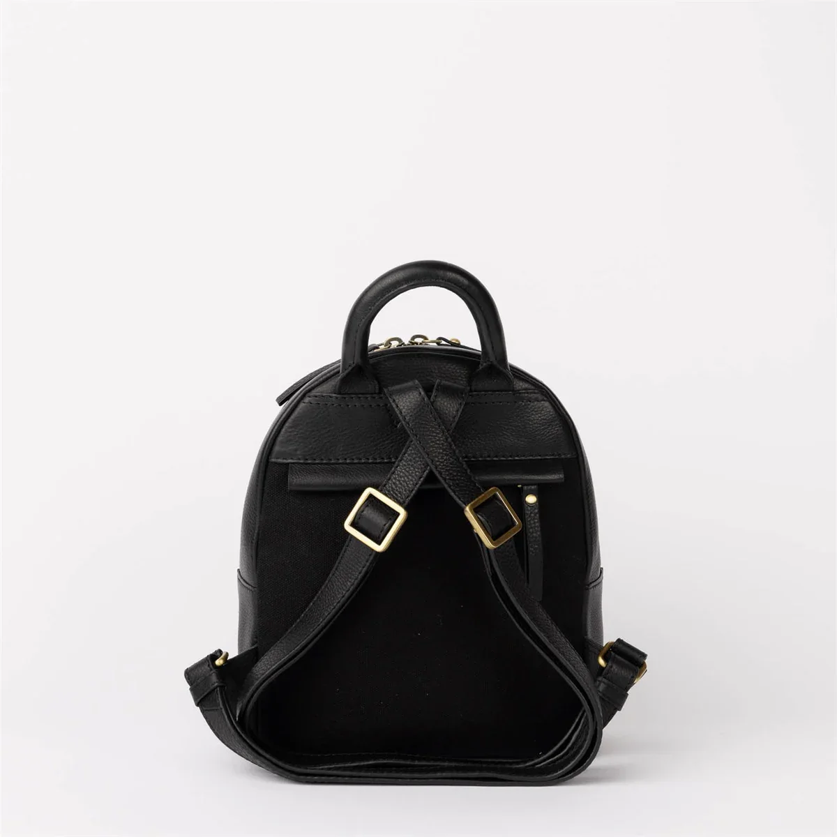 Backpack - Mini - Ivy -  Soft Grain Leather - Black - Image 3