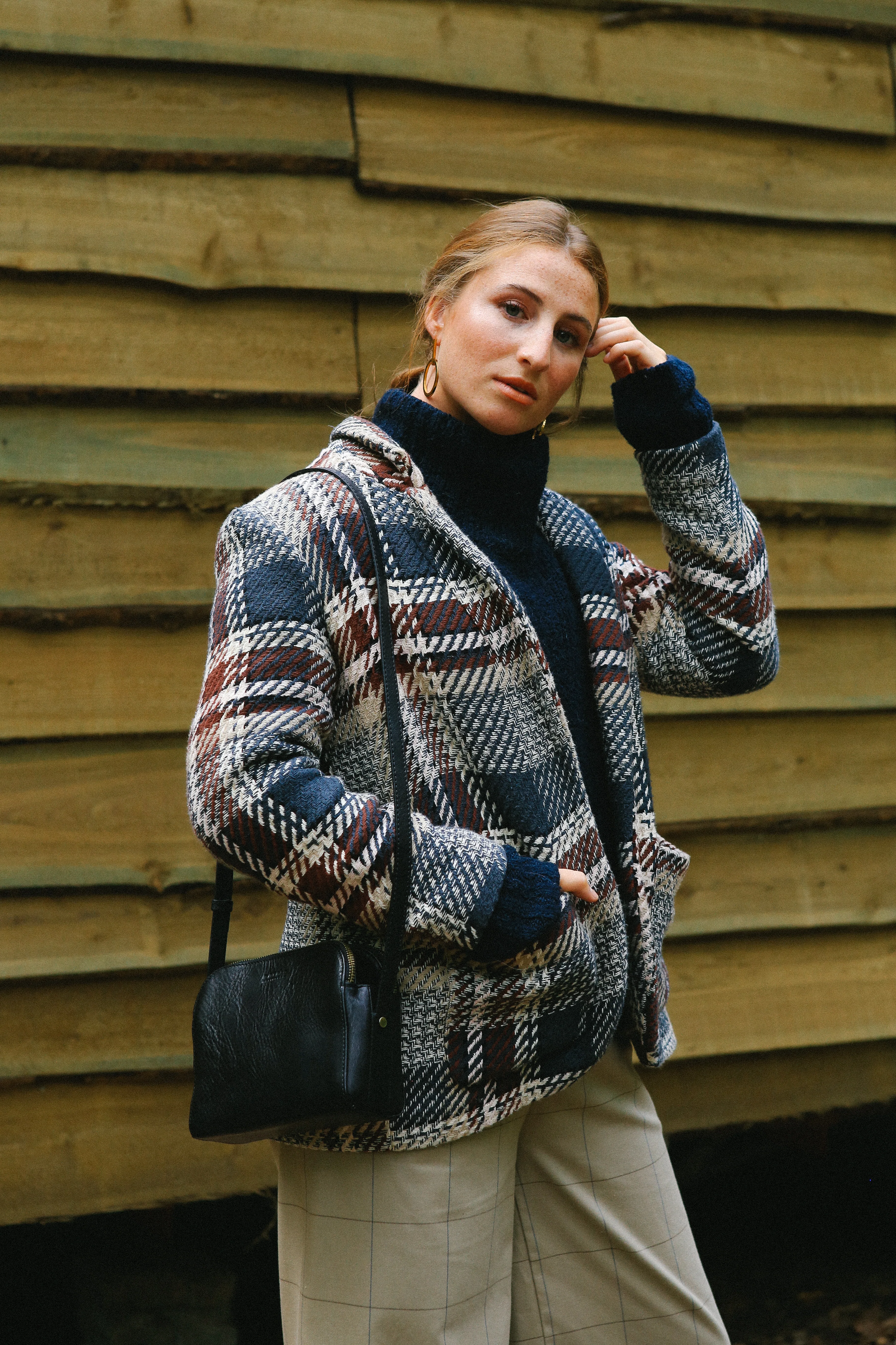 Bag - Emily - Eco Stomboli Leather - Black - Image 3