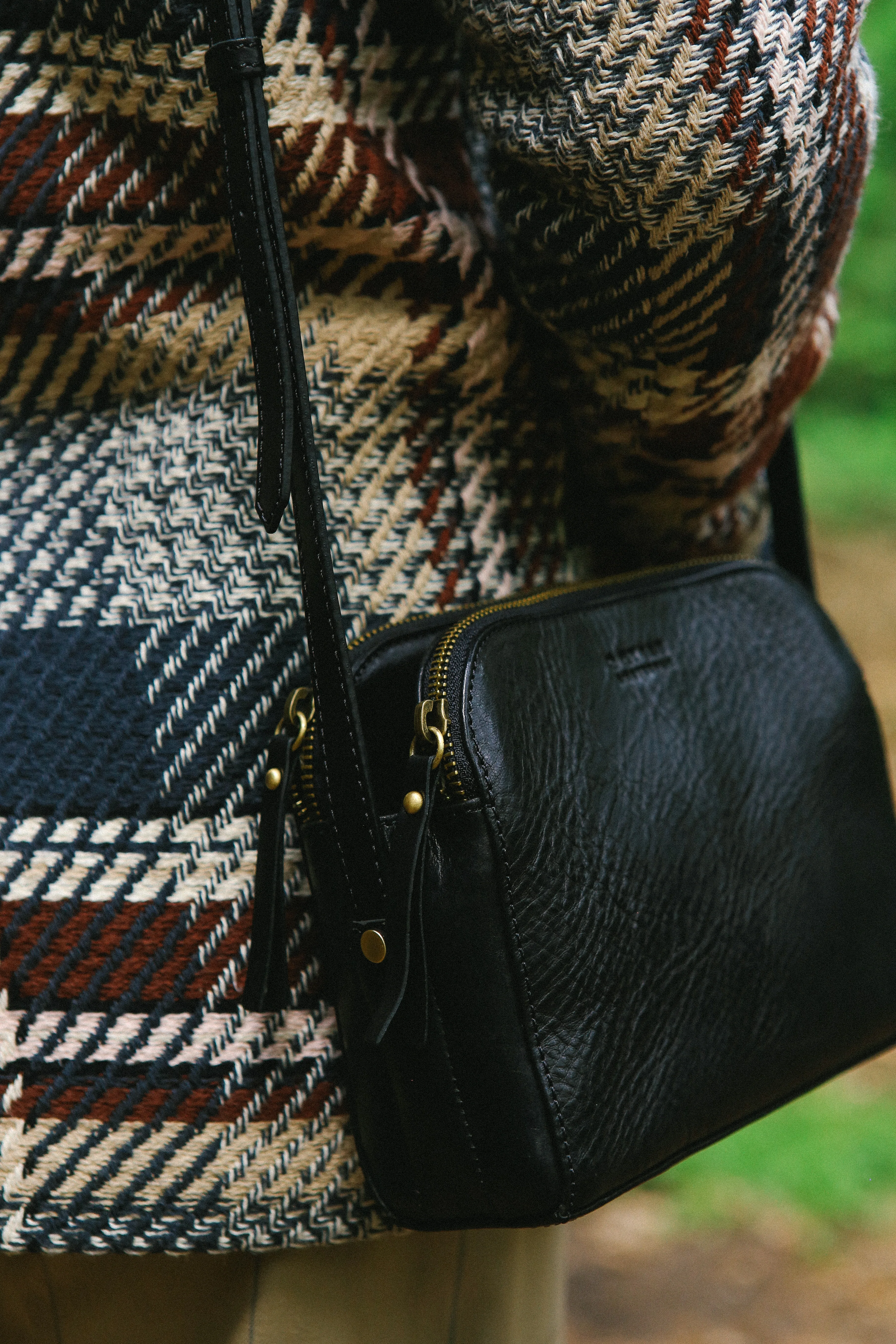 Bag - Emily - Eco Stomboli Leather - Black - Image 5