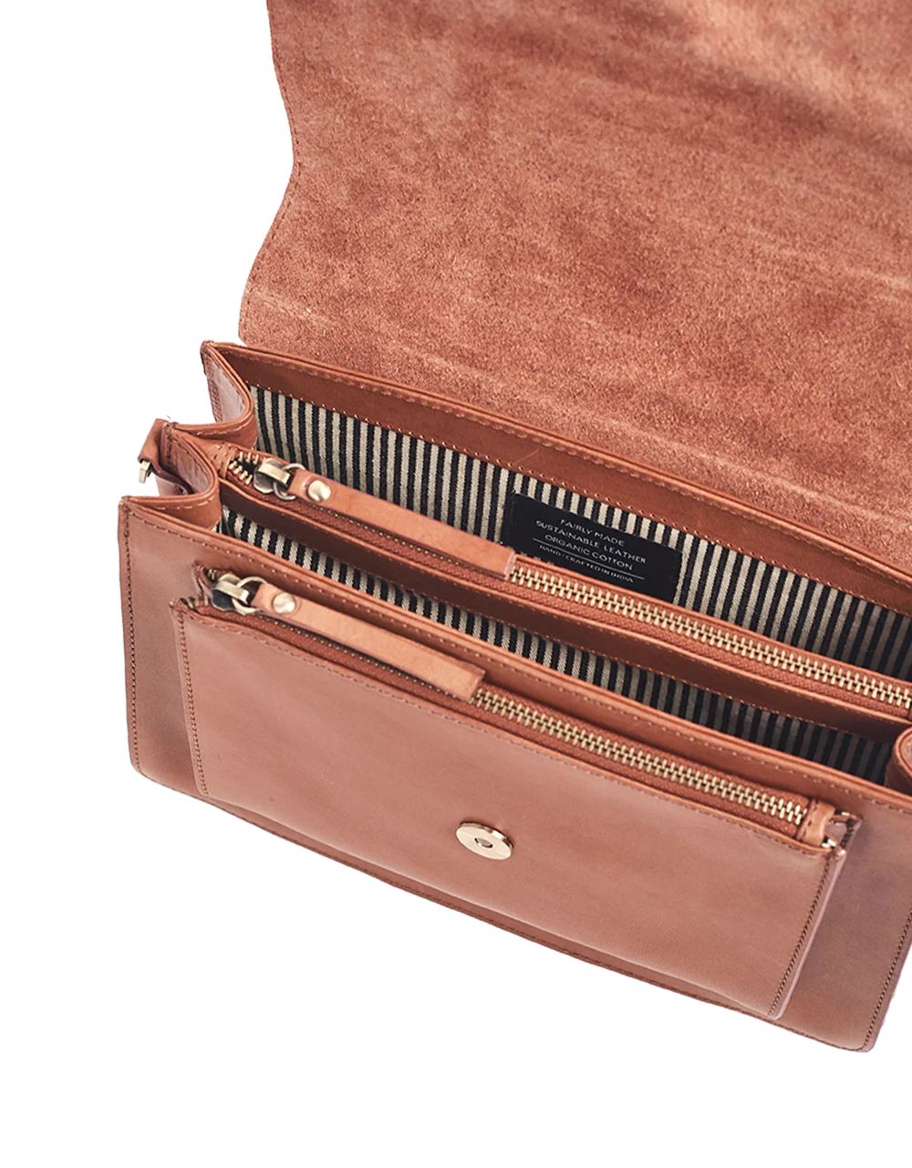 Bag - Harper - Eco Classic Leather - Cognac - Image 3