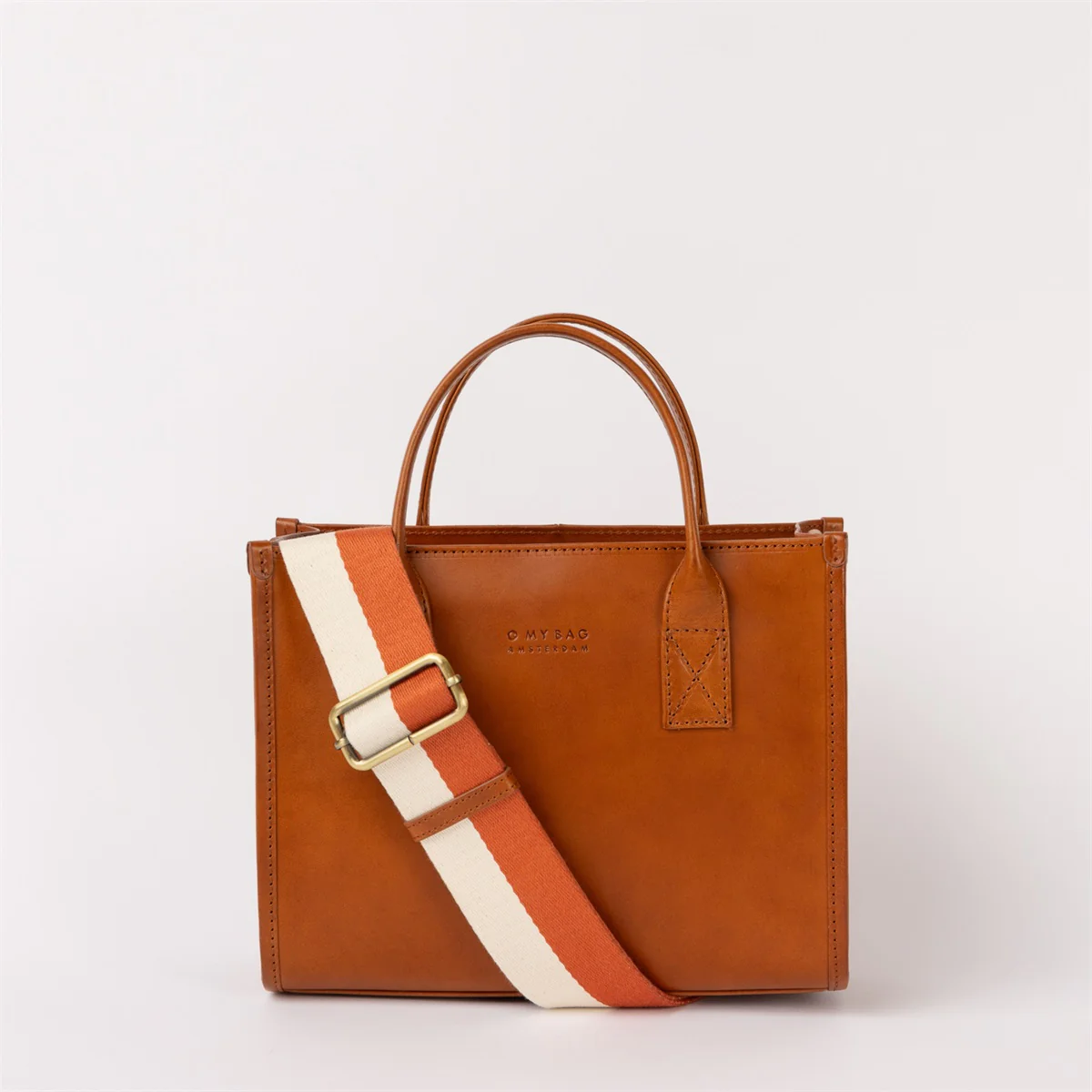 Bag - Jackie Midi - Eco Classic Leather - Cognac - Image 4