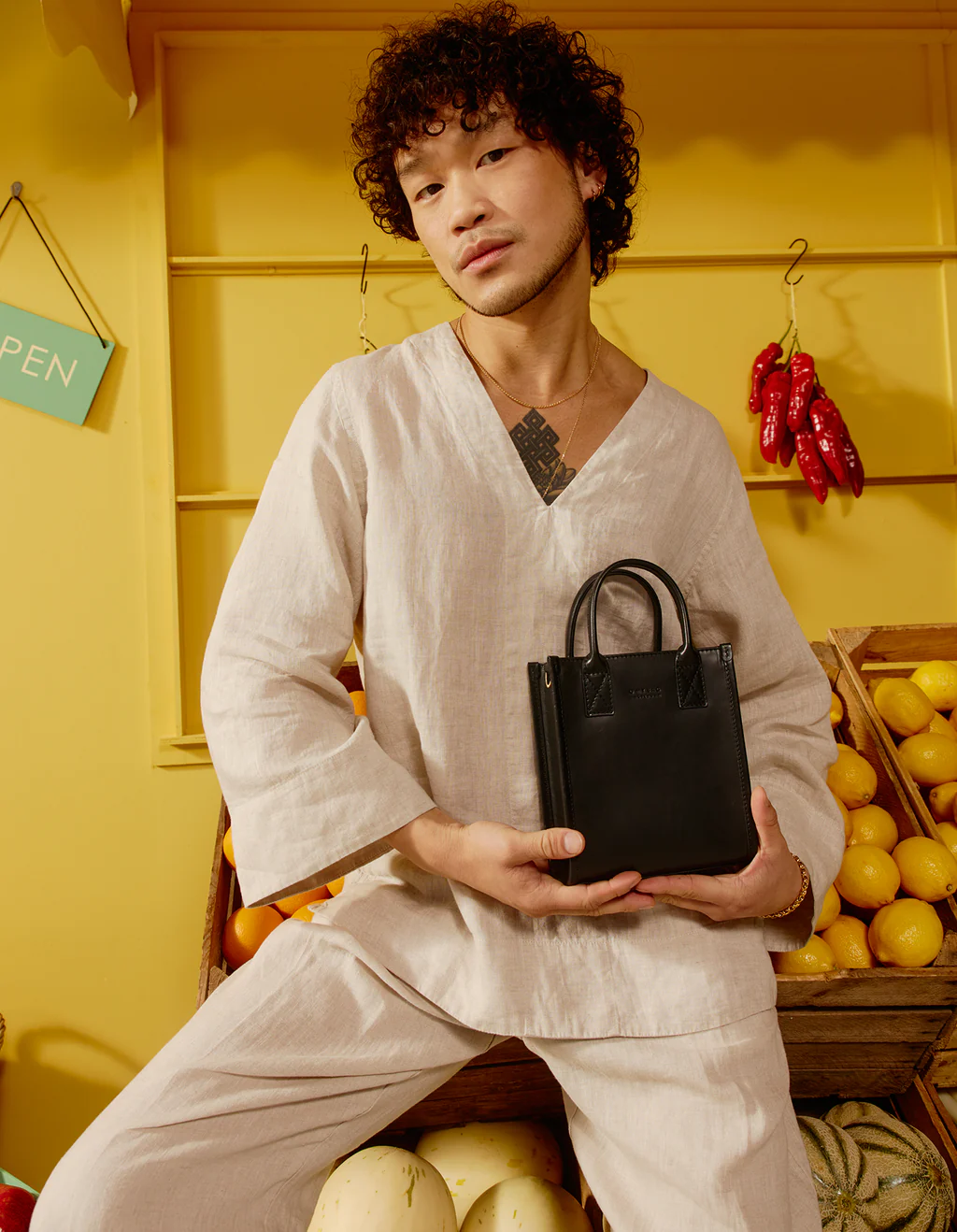 Bag - Jackie Mini - Eco Classic Leather - Black - Image 5