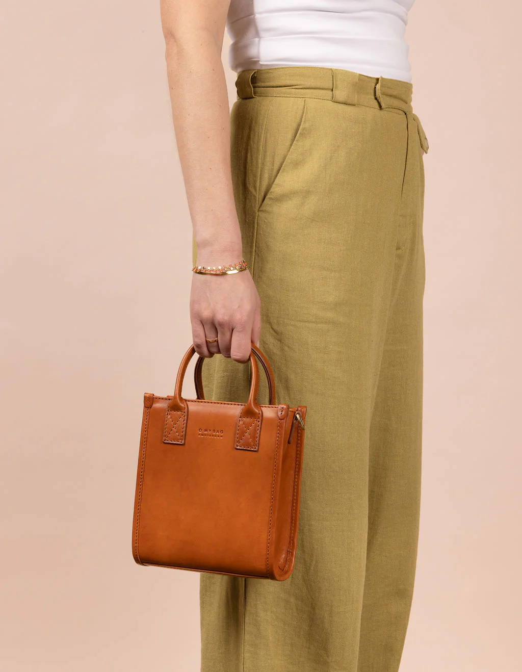 Bag - Jackie Mini - Eco Classic Leather - Cognac - Image 5