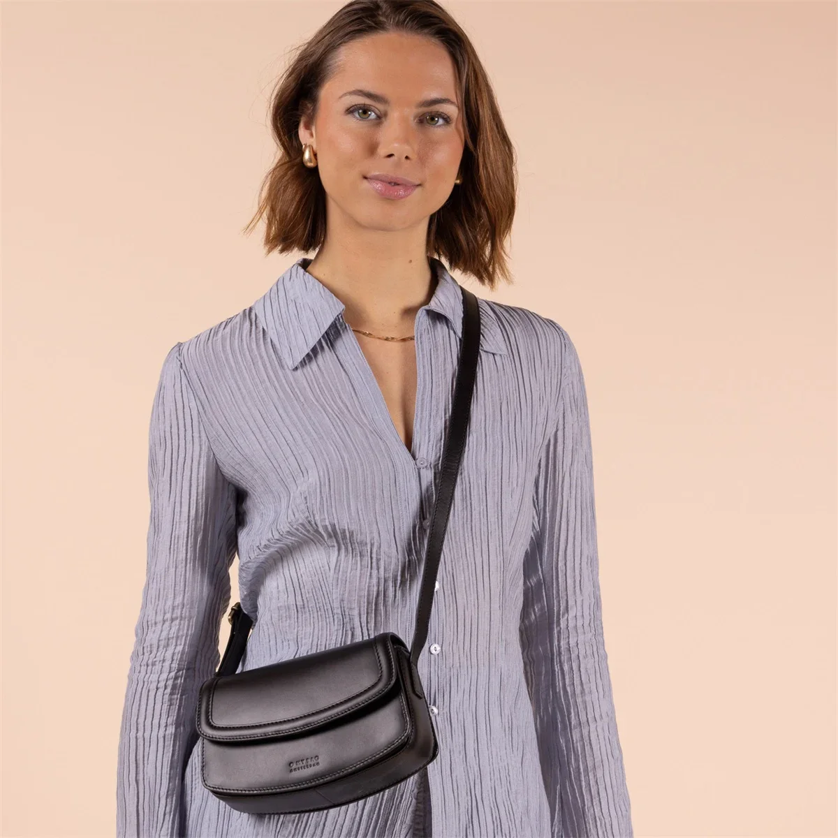 Bag - Kendalini - Eco Classic Leather - Black - Image 6