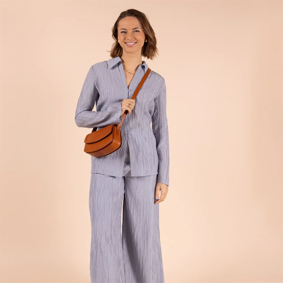 Bag - Kendalini - Eco Classic Leather - Cognac - Image 5