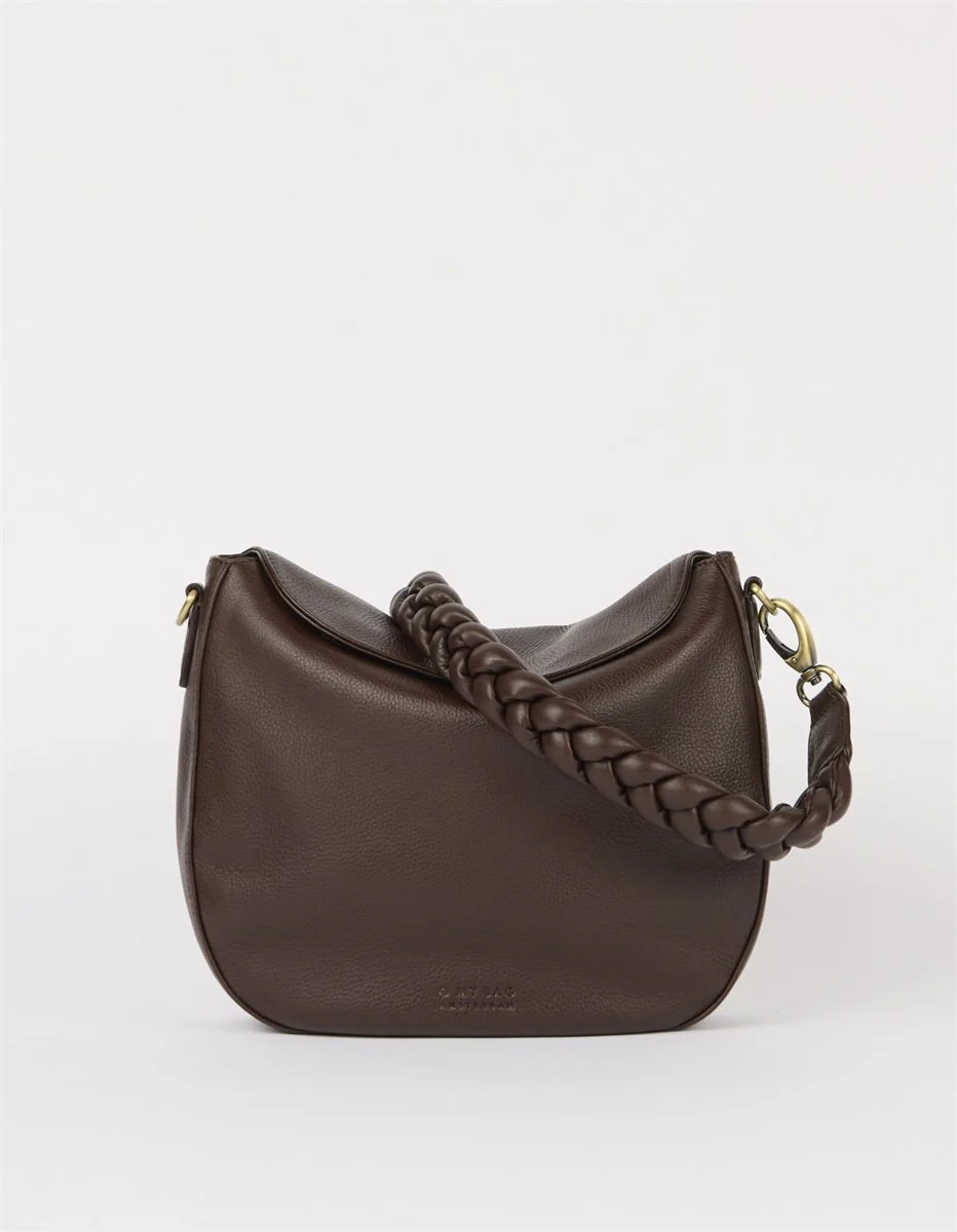 Bag - Lana - Eco Soft Grain Leather - Chocolate