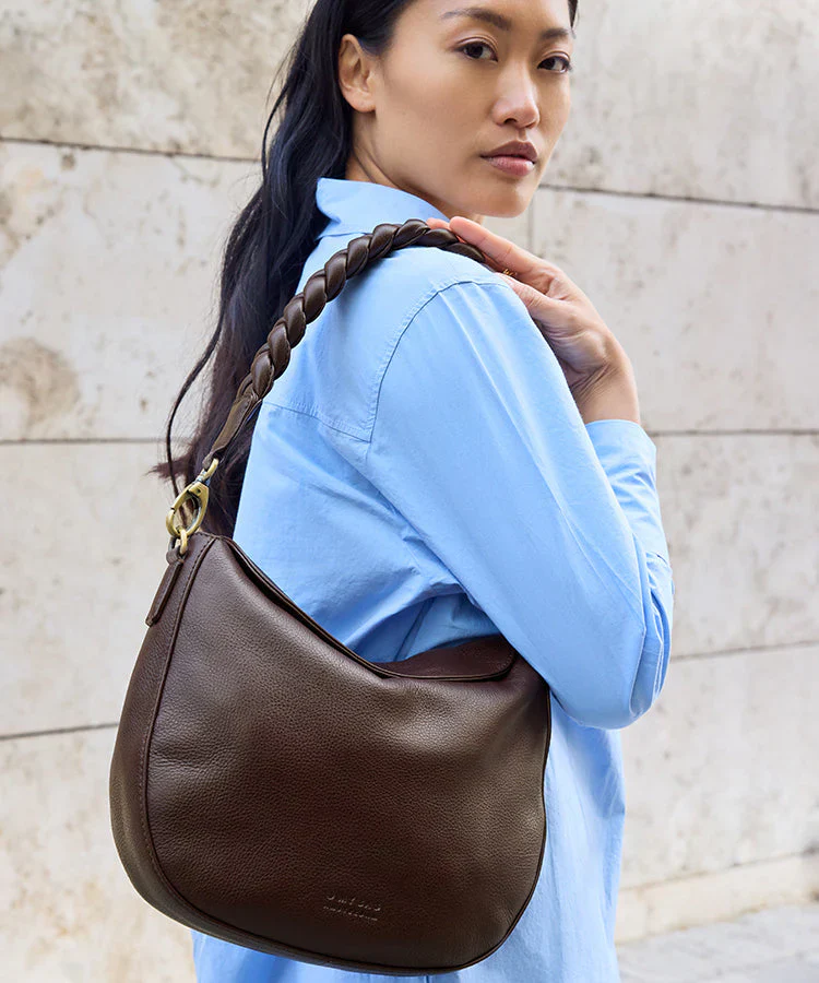 Bag - Lana - Eco Soft Grain Leather - Chocolate - Image 7