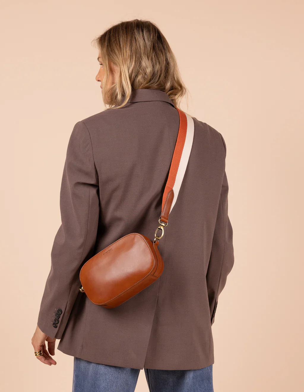 Bag - Maya - Eco Classic Leather - Cognac - Image 7