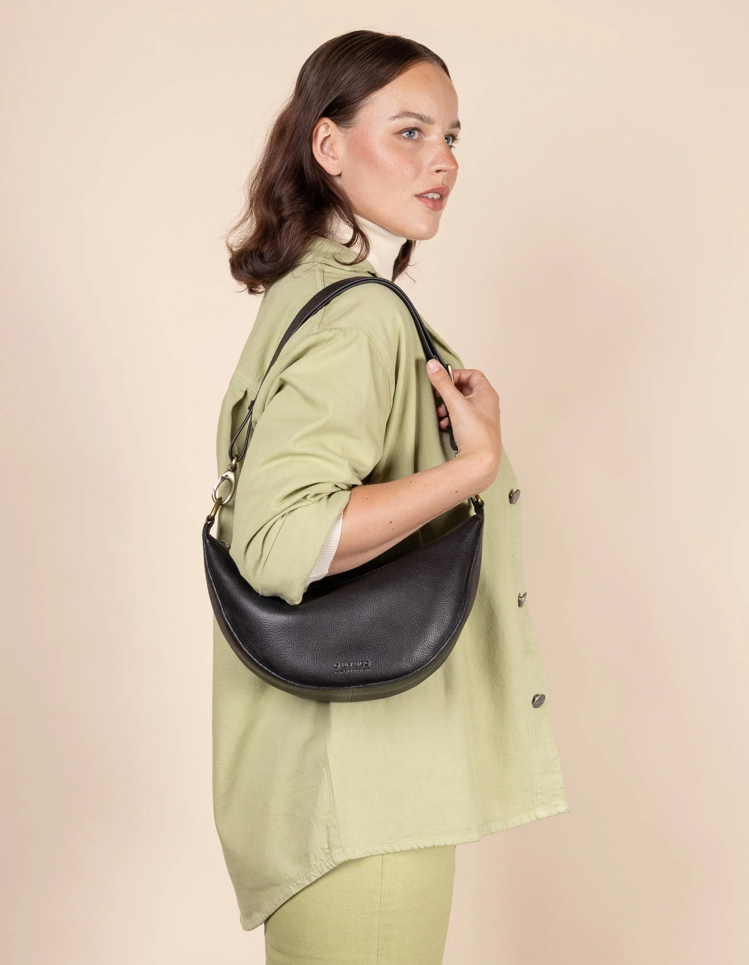 Bag - Leo - Eco Soft Grain Leather - Black - Image 6