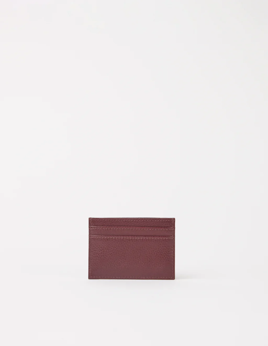Cardholder - Mark - Soft Grain Leather - Dark Cherry - Image 2