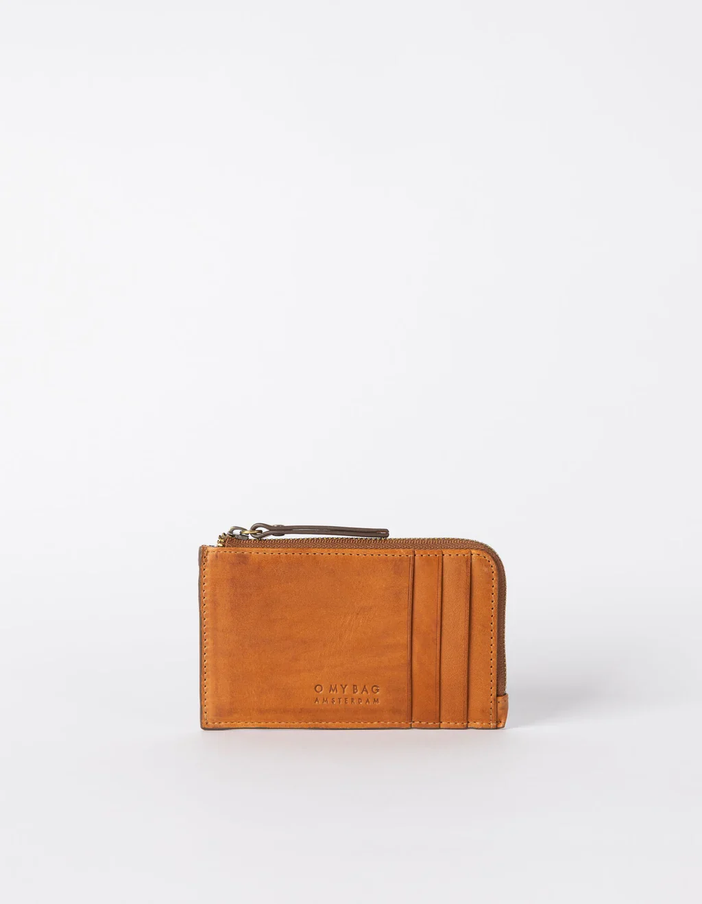 Coin Purse - Lola  - Eco Classic Leather - Cognac