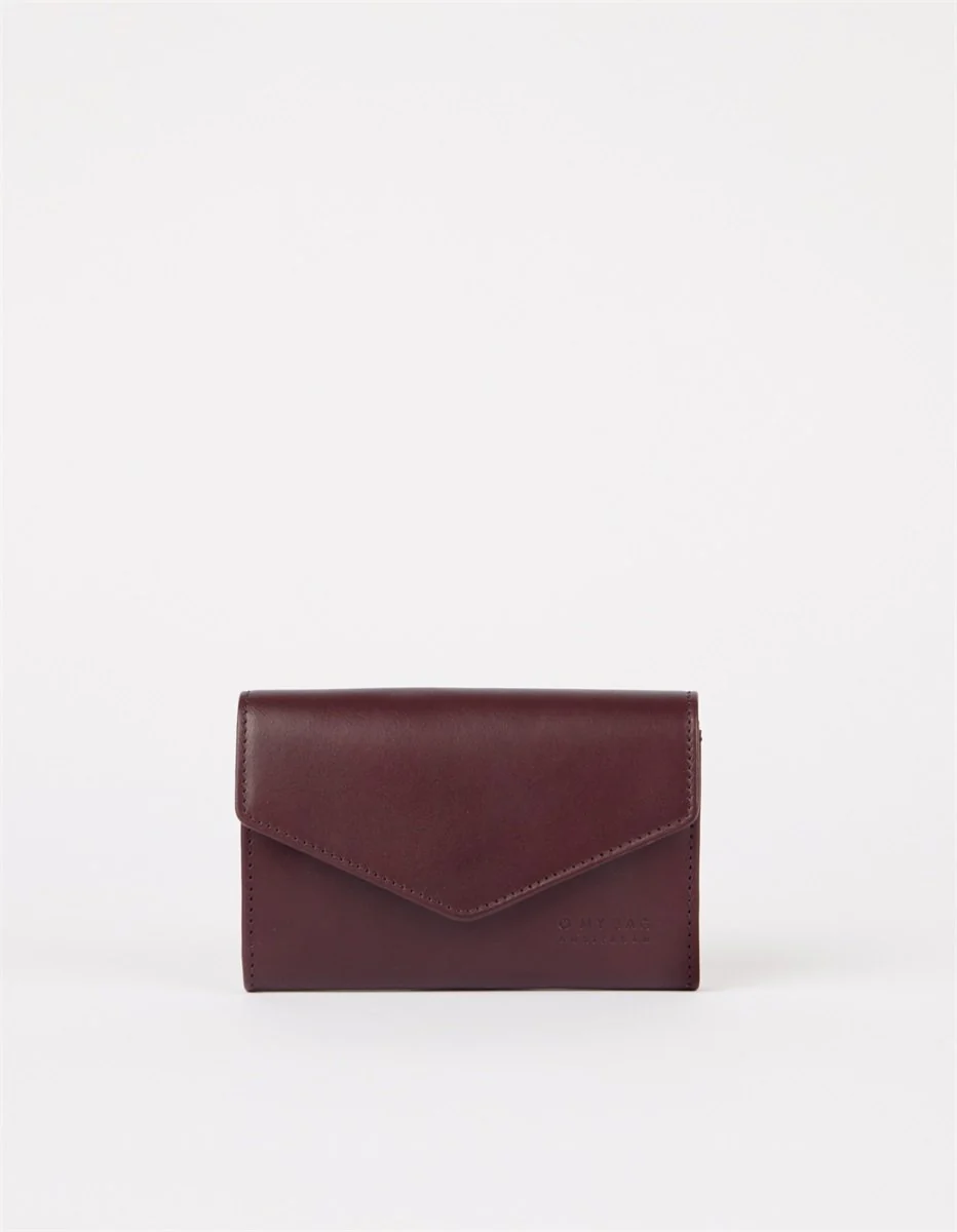 Purse - Jo - Eco Classic Leather - Dark Cherry