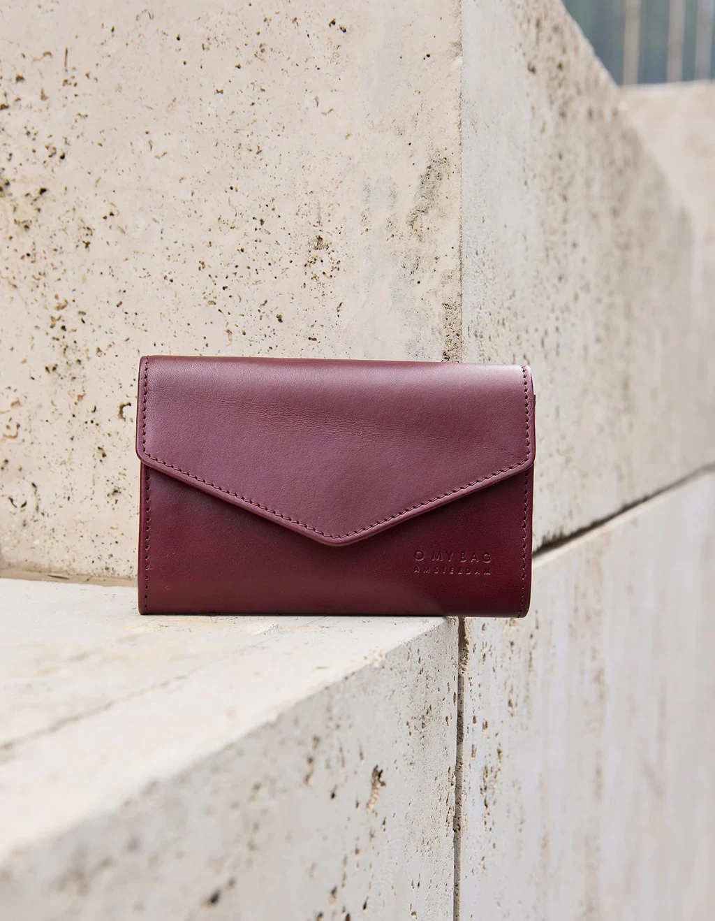 Purse - Jo - Eco Classic Leather - Dark Cherry - Image 4