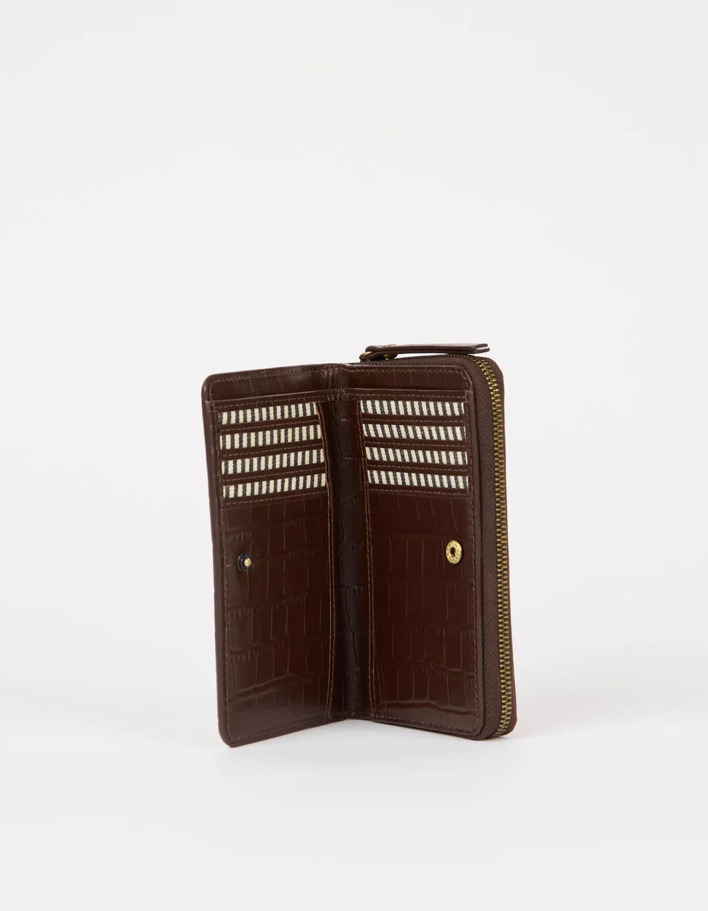 Wallet - Jett - Eco Classic Leather - Chocolate Croco - Image 2