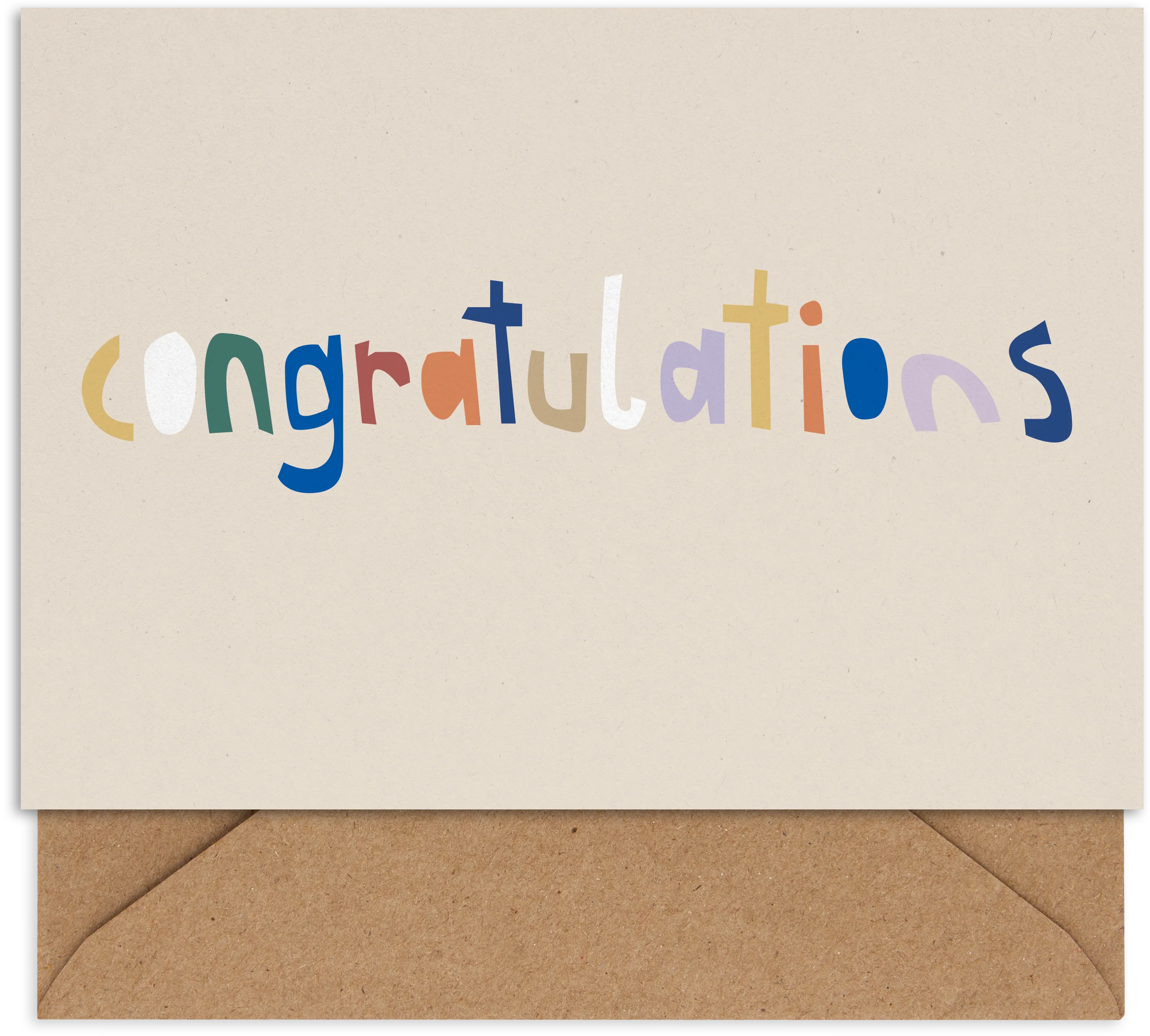 Greeting Card - Congratulations