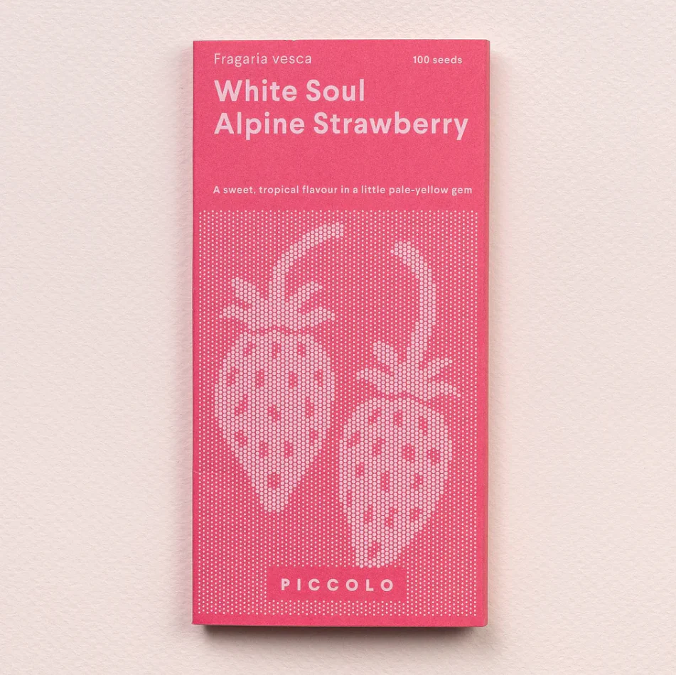 Seed Packets - Alpine Strawberry - White Soul