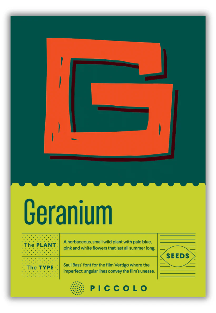 Seed Packets - Botanical Alphabet Collection - Image 13