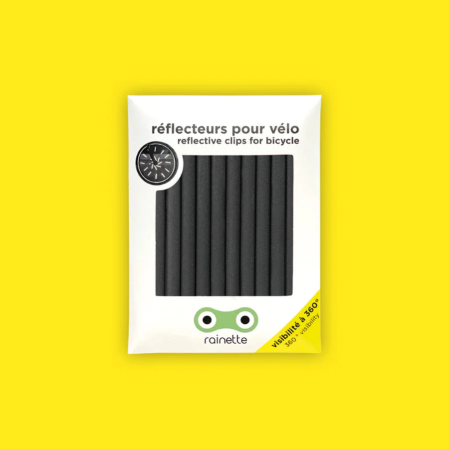 Bike Spokes Reflectors - Charcoal Grey