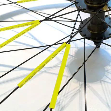 Bike Spokes Reflectors - Neon Yellow - Image 2