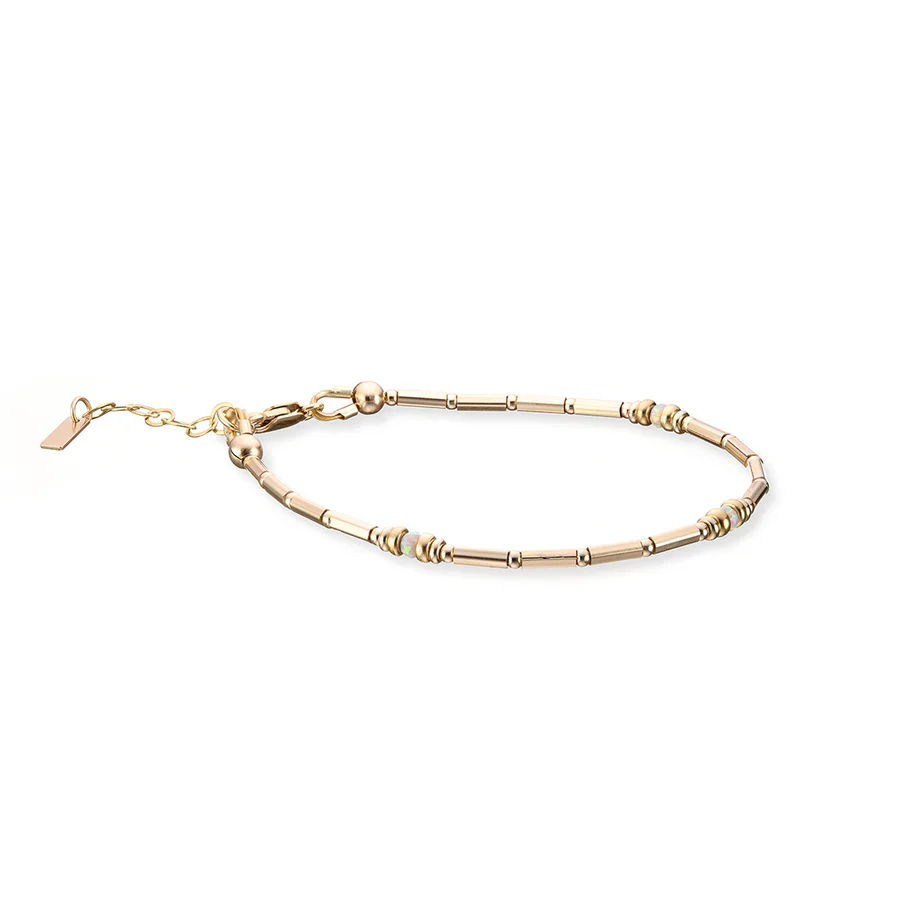 Bracelet - Opal Sunset Rondelle - 14Kt Gold Fill