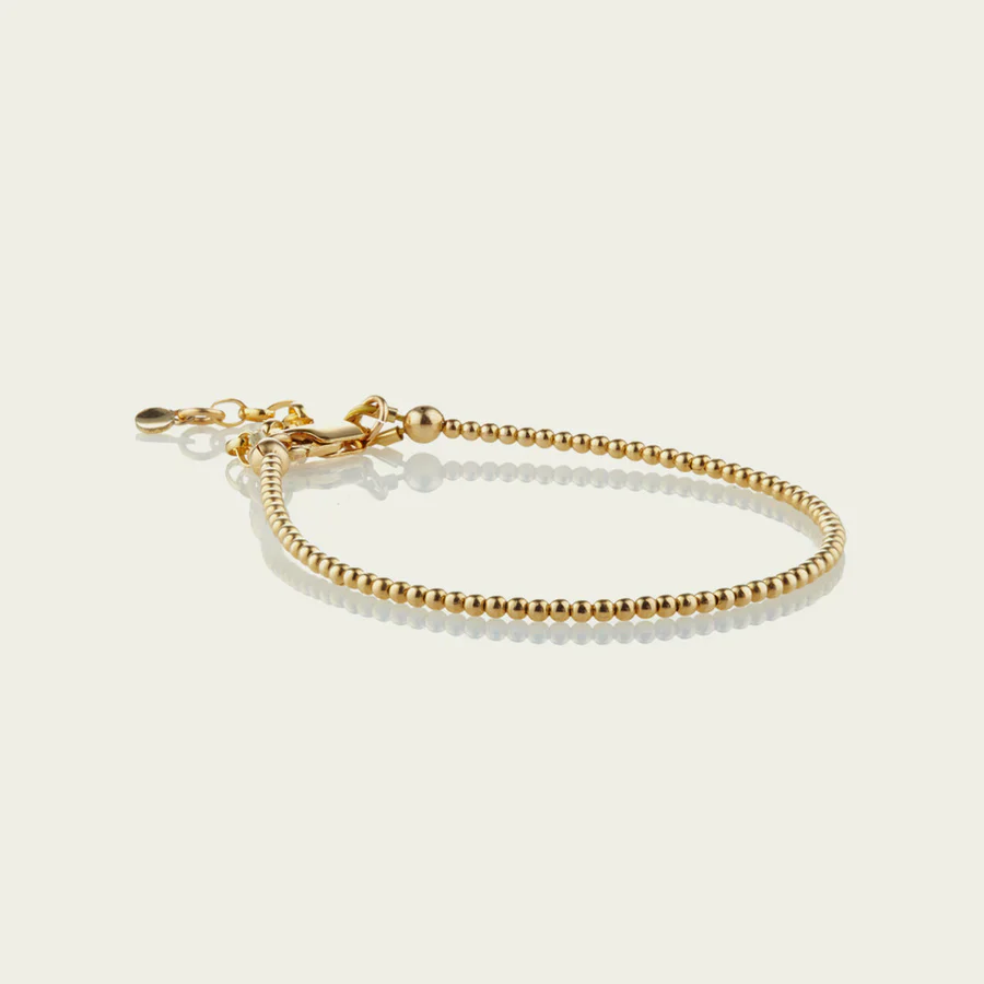 Bracelet - Tiny Bead - 14Kt Gold Fill - Image 2