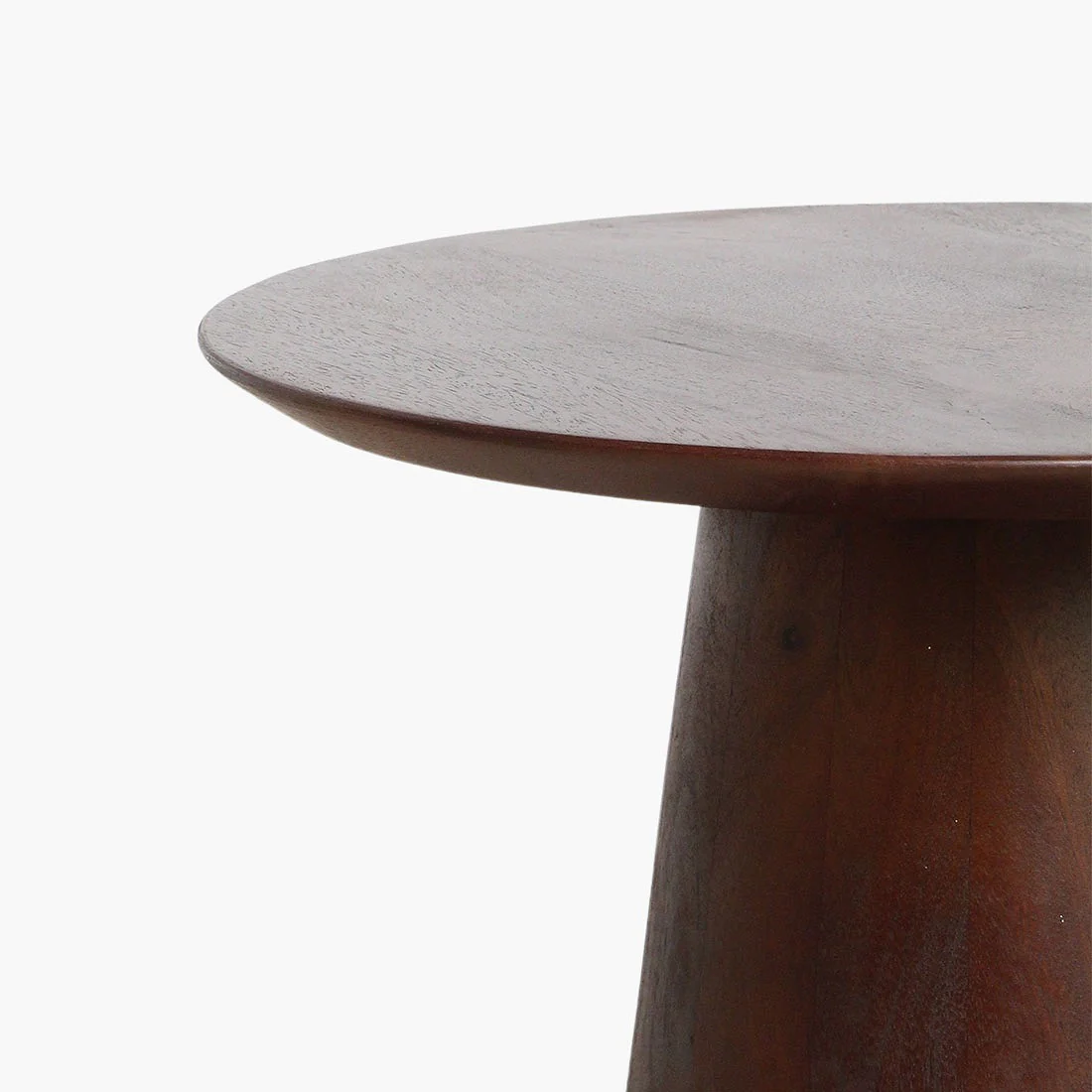 Side Table - Bullnose - Cone - Dark Brown - Image 4