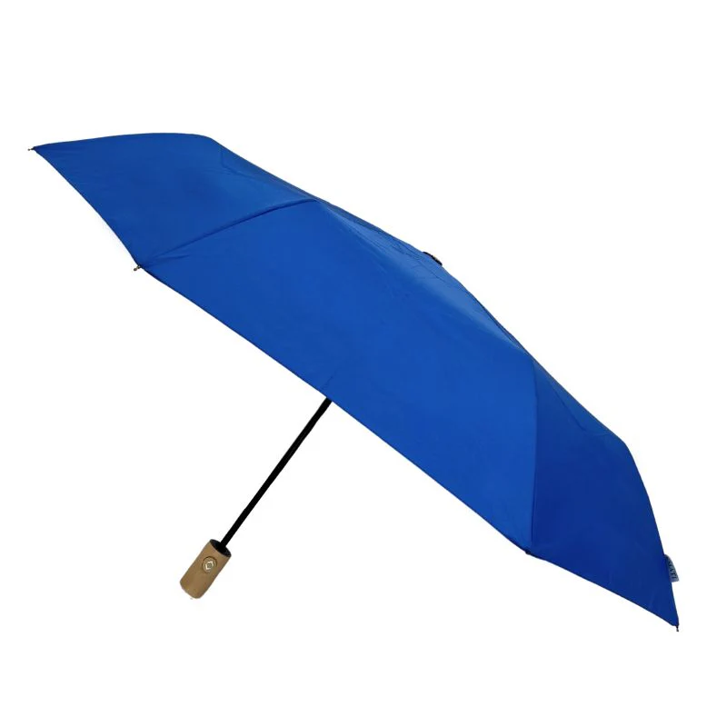 Folding Umbrella - Automatic - Denim Blue - Image 2