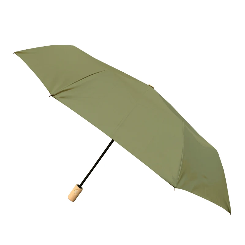 Folding Umbrella - Automatic - Khaki - Image 2