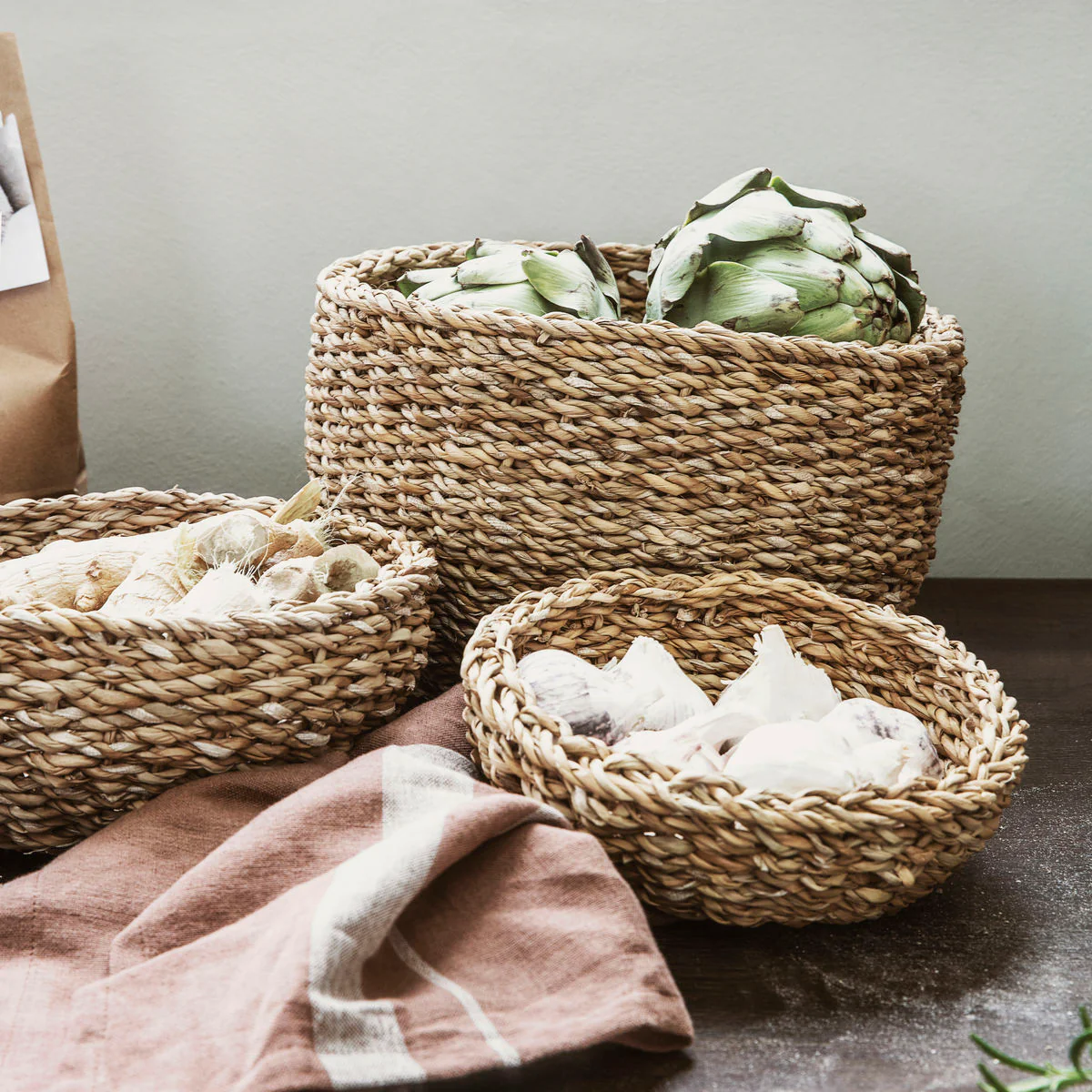 Basket - Seagrass - Natural - Image 4