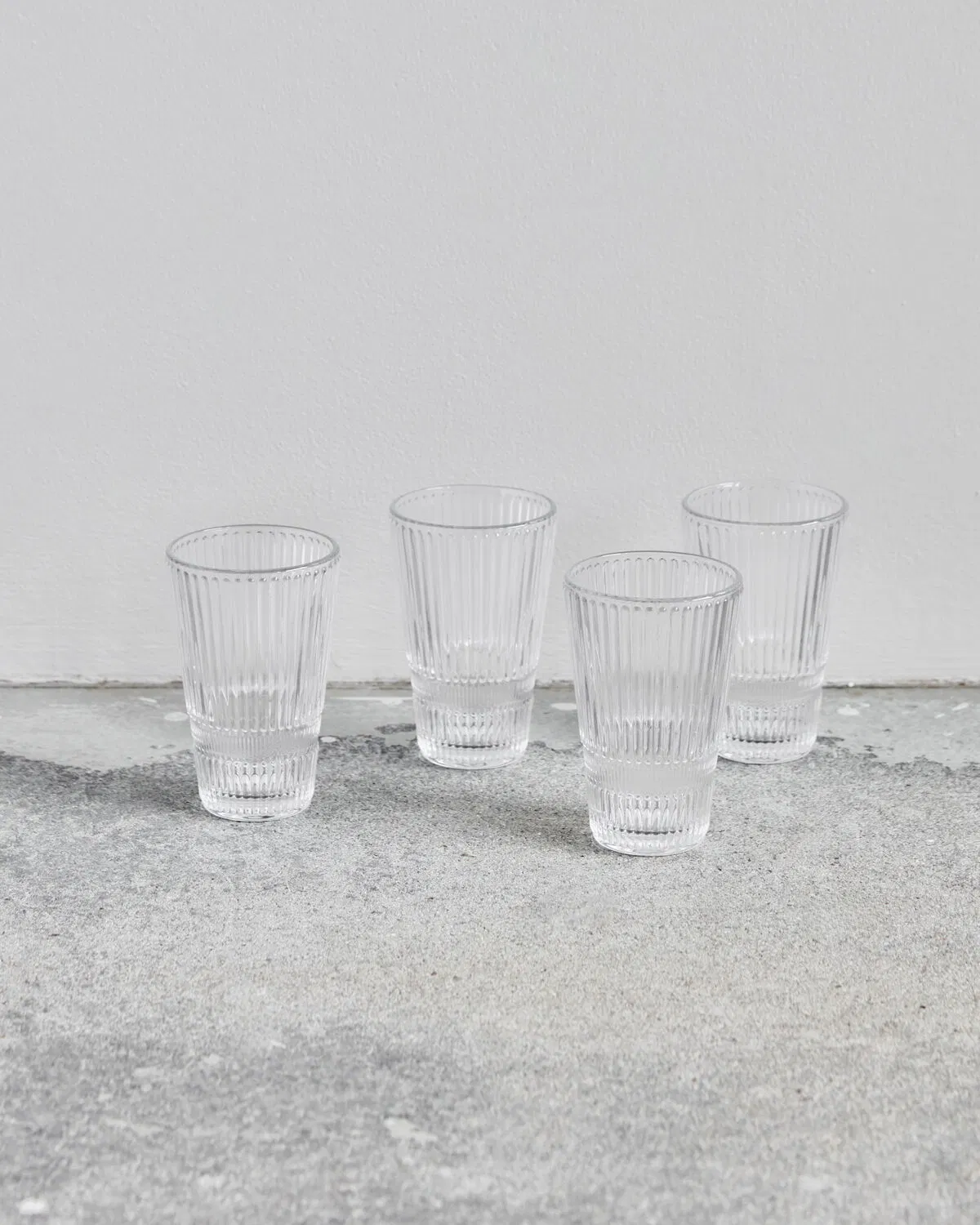 Beer Glass - Slots - Clear - Set Of 4 - Image 2