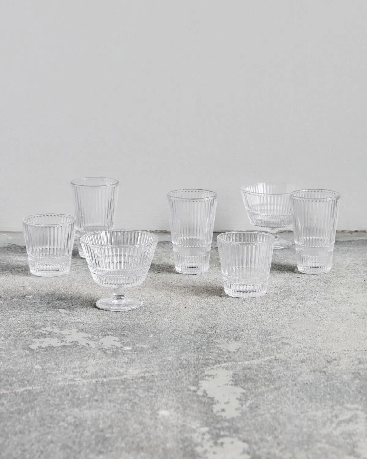 Beer Glass - Slots - Clear - Set Of 4 - Image 4
