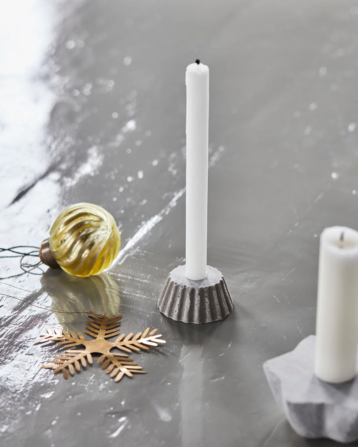 Candle Holder - Bake - Grey - Image 2