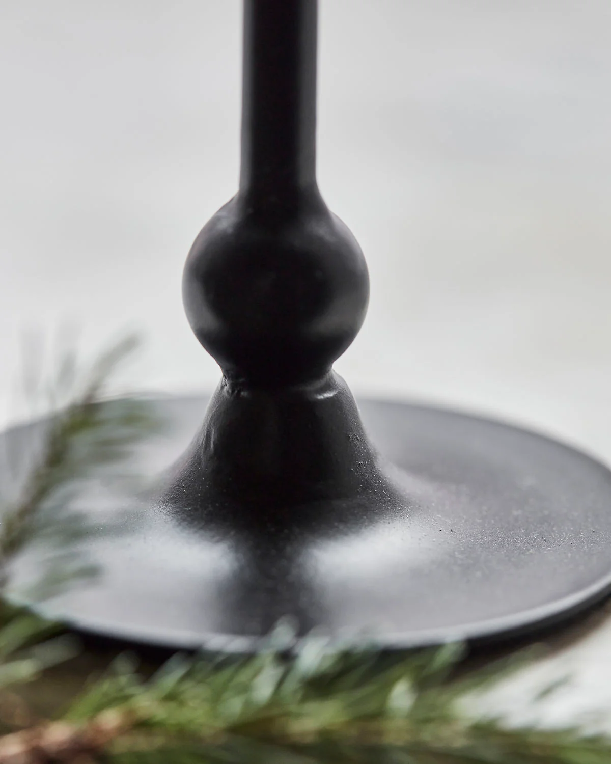 Candle Holder - Folk - Black Antique/Tall - Image 2