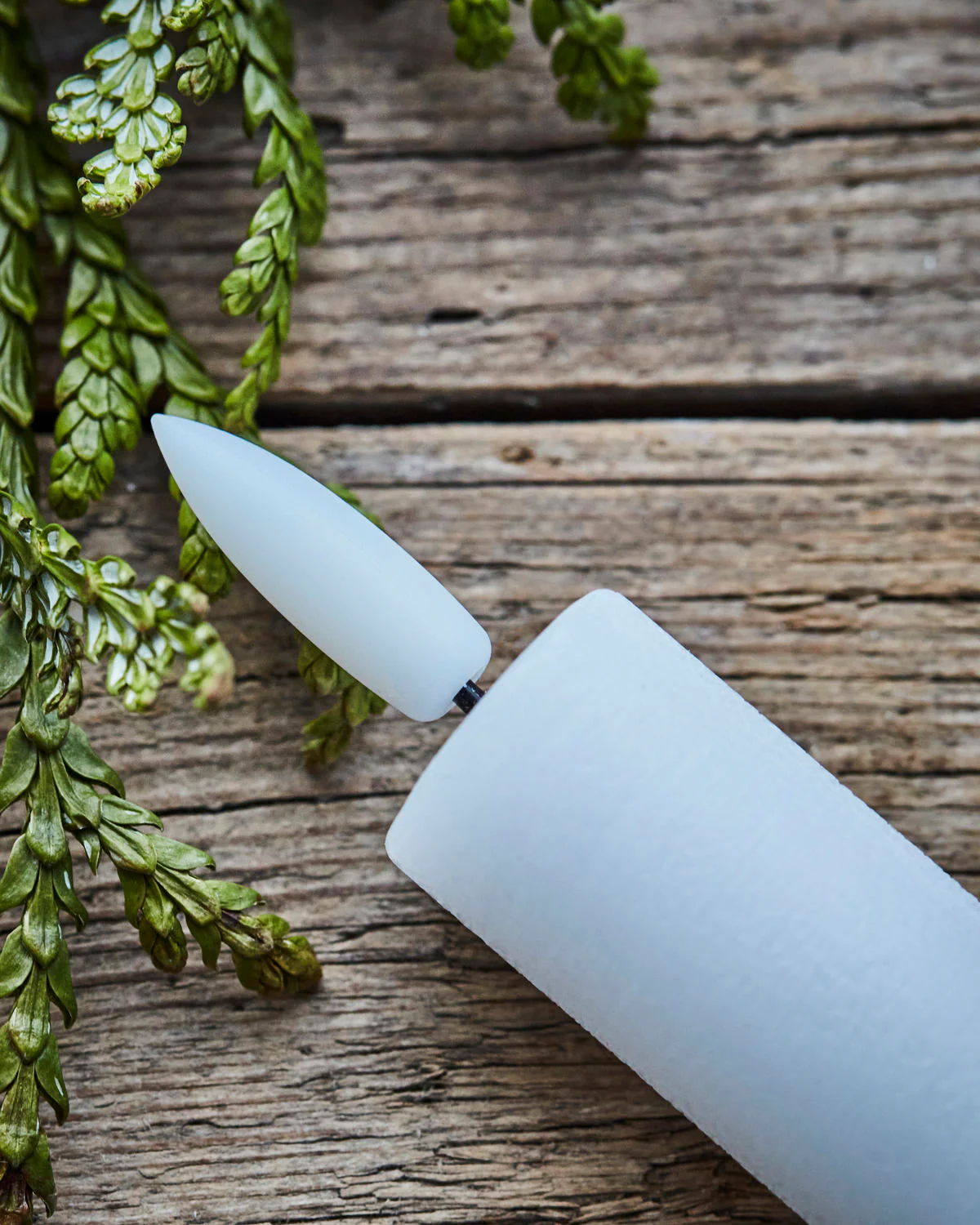 Candle - Pencil - LED - White - Set Of 2 - Image 5