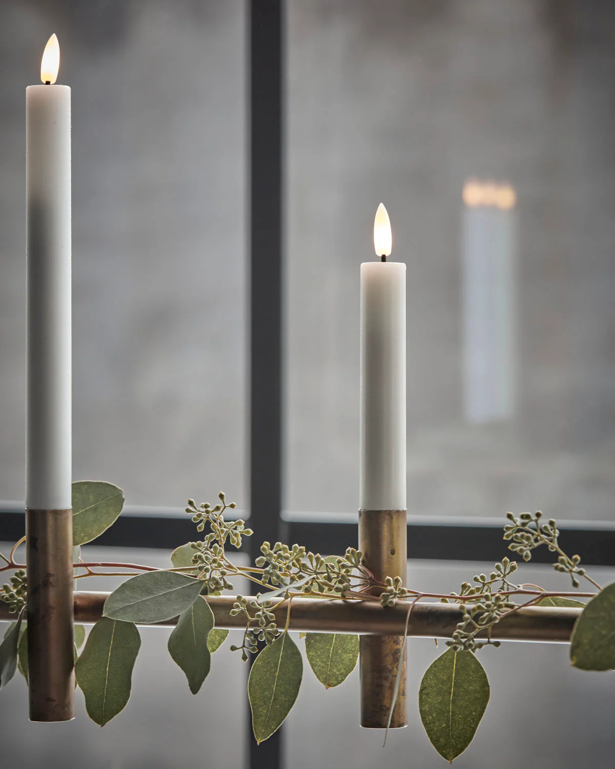 Candle - Pencil - LED - White - Set Of 2 - Image 7