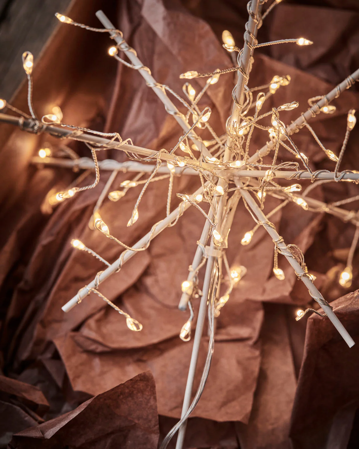 Christmas Ornament - Christmas Tree Top - LED - Glow/White - Image 3