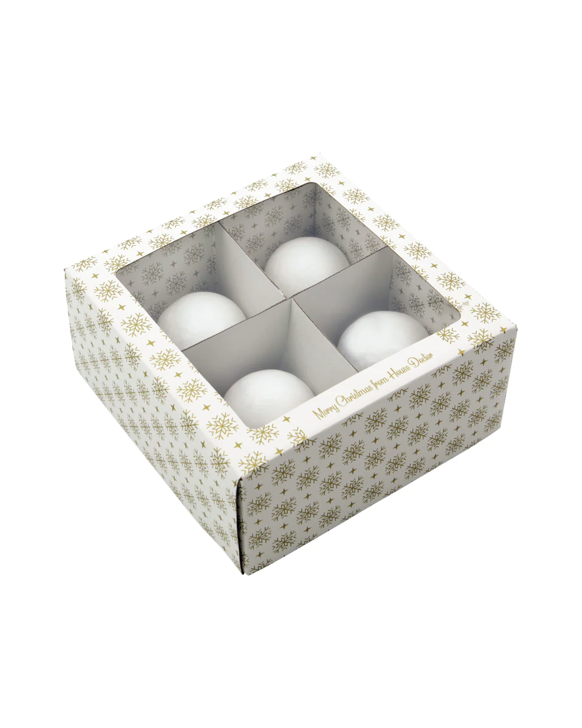 Christmas Ornament - Twister  - White/Gold - Image 4