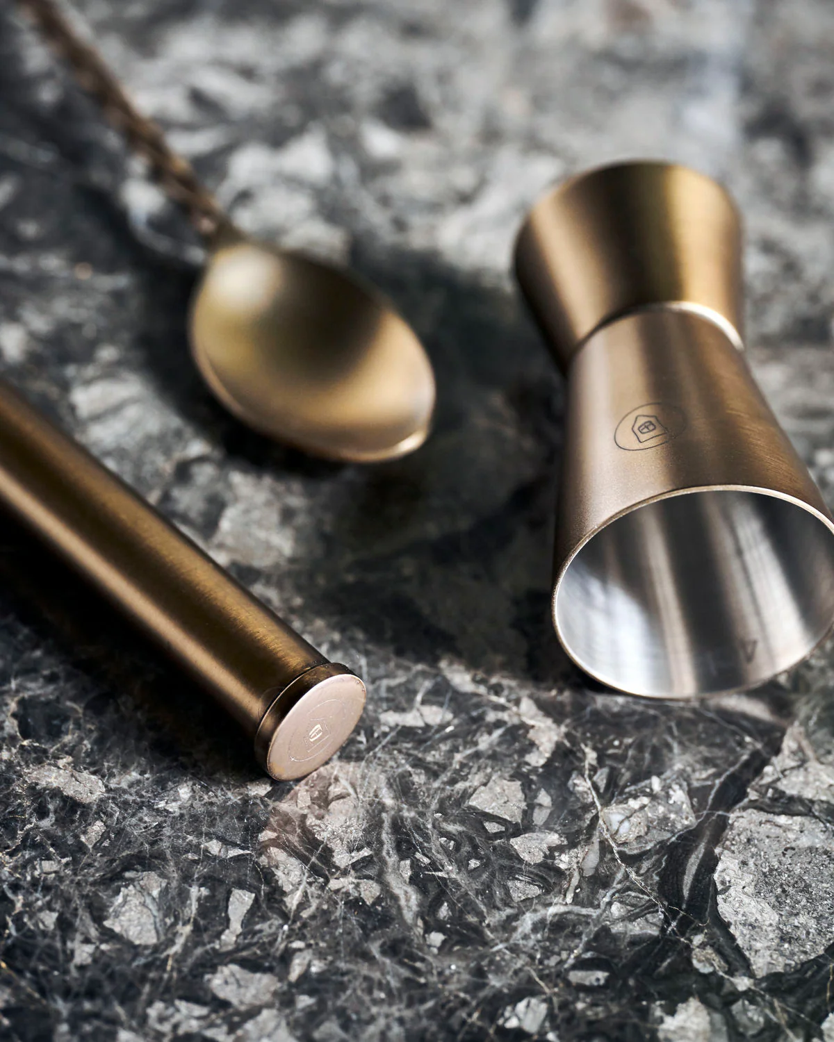Cocktail Set - Baar - Antique Brass Finish - Image 6
