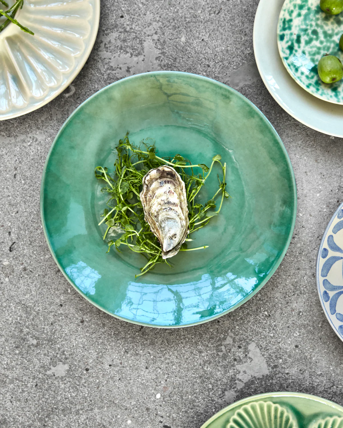 Dinner Plate - Diva - Green - Image 3