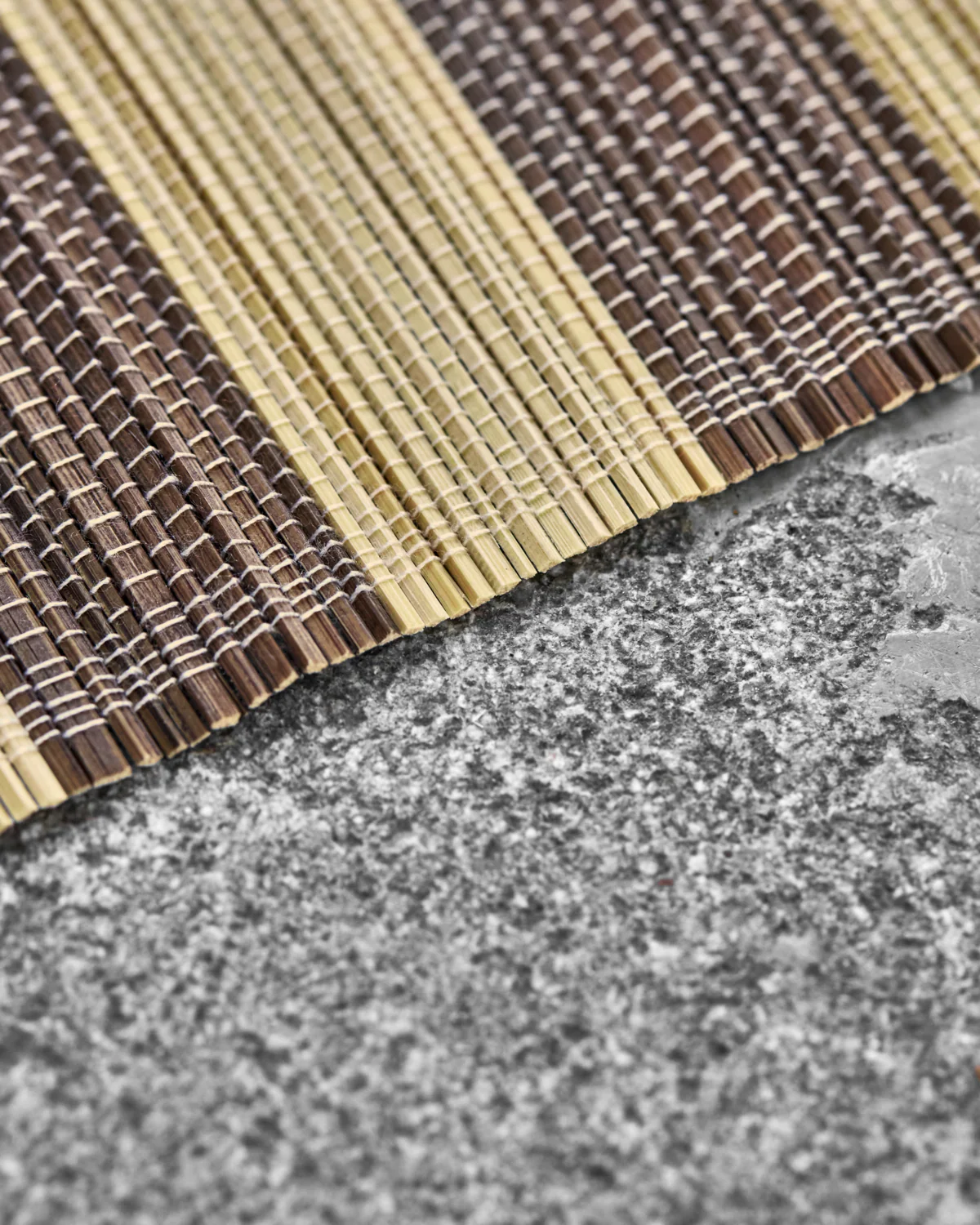 Placemat - Rayas - Brown/Natural - Set Of 4 - Image 4