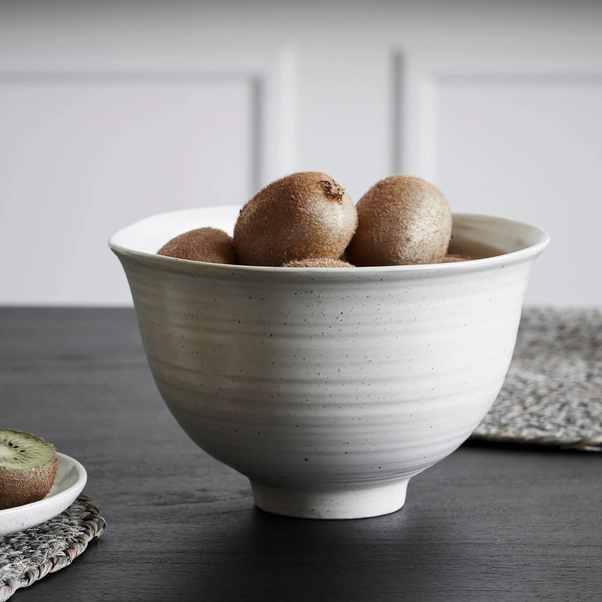 Salad Bowl - Pion - Porcelain - Grey/White - Image 4
