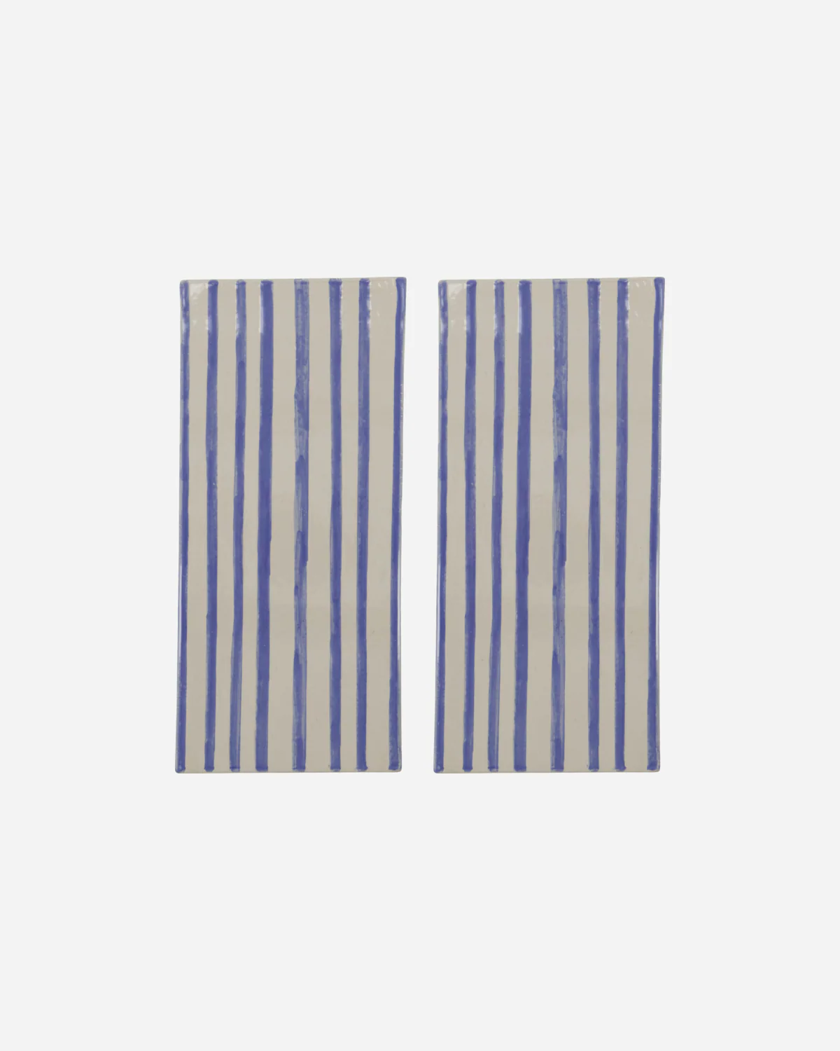 Serving Board - Diva - Blue/Rectangle - Set Of 2