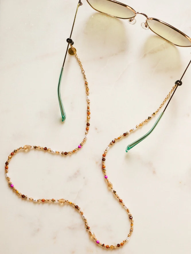 Glasses Chain - Stella - Pink - Image 2