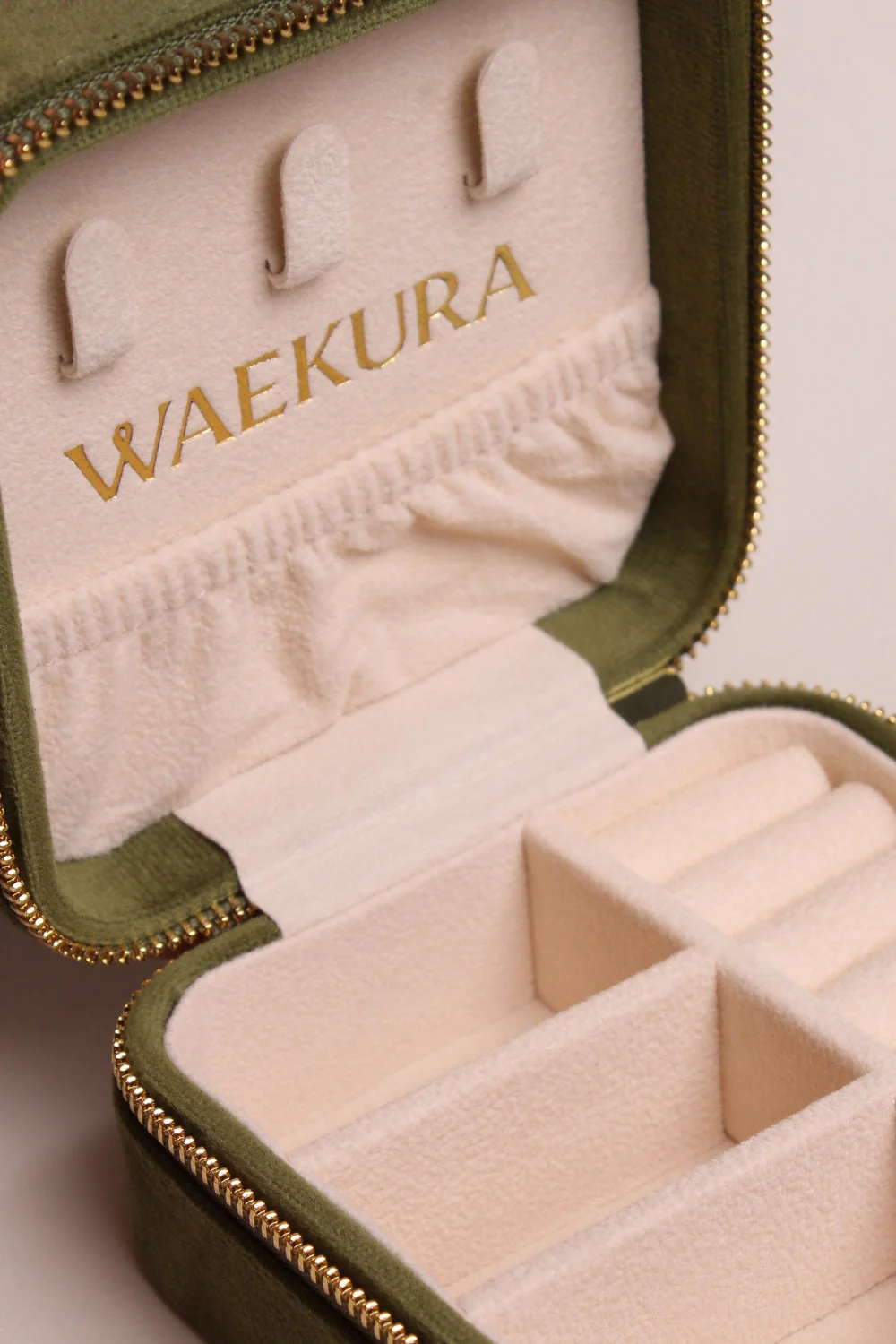 Jewellery Box - Olive Green - Image 2
